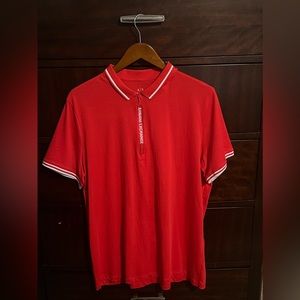 Armani Exchange Zip-up Polo (XL)